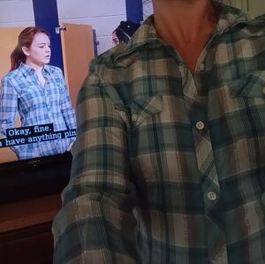 Mean Girls Plaid Blue Cady Shirt